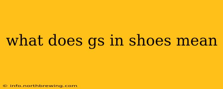what does gs in shoes mean