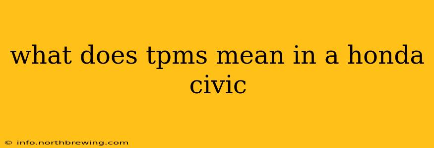 what does tpms mean in a honda civic