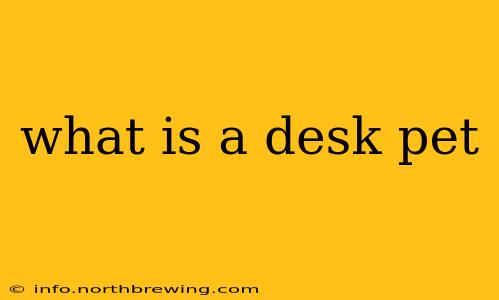 what is a desk pet