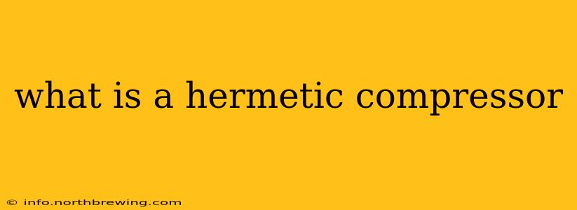 what is a hermetic compressor