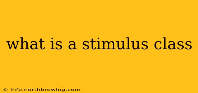 what is a stimulus class