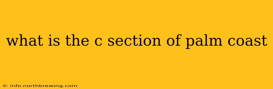 what is the c section of palm coast