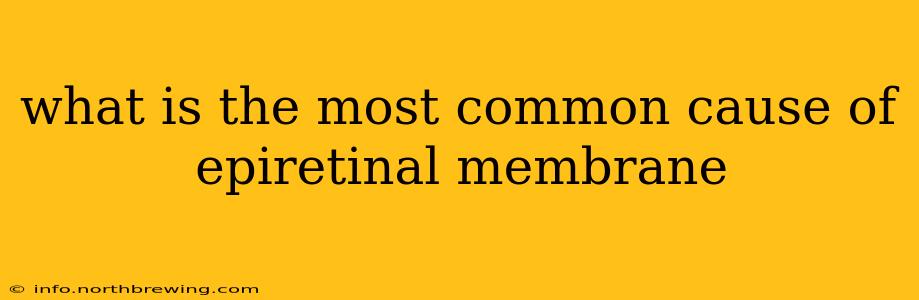what is the most common cause of epiretinal membrane