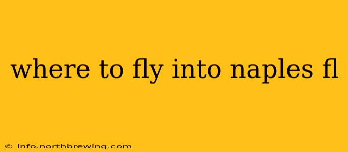 where to fly into naples fl